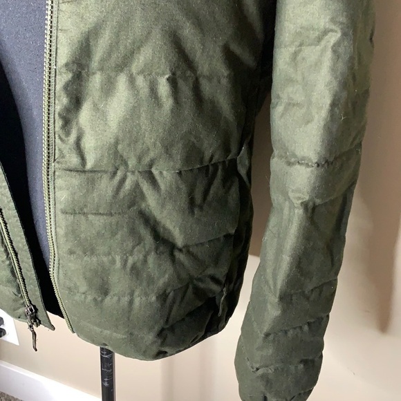 GAP jacket fall green quilted Herringbone XS - Picture 7 of 12